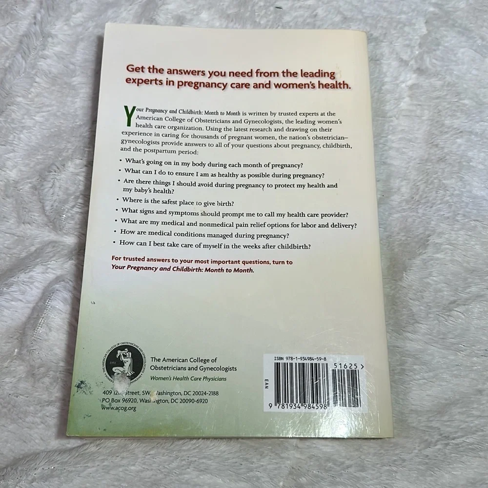 Your Pregnancy and Childbirth: Month to Month, Sixth Edition - VERY GOOD - Picture 6 of 10